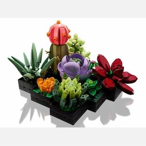 TWO Lego Sets - Succulents and Orchid